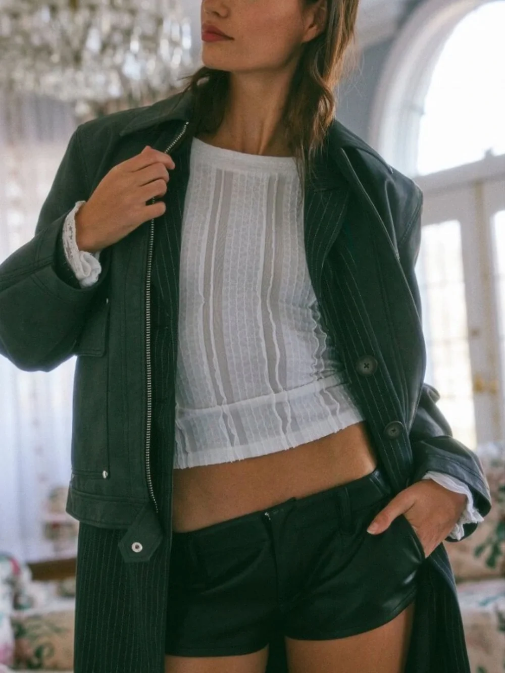 NWT FREE PEOPLE Rocky Long Sleeve / White SZ: XL